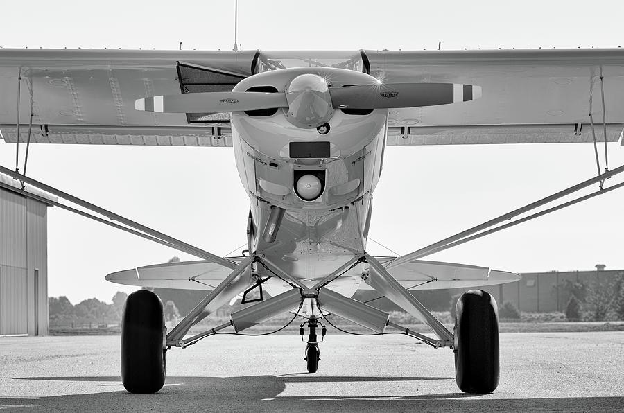 Super Cub in Black and White Photograph by Chris Buff