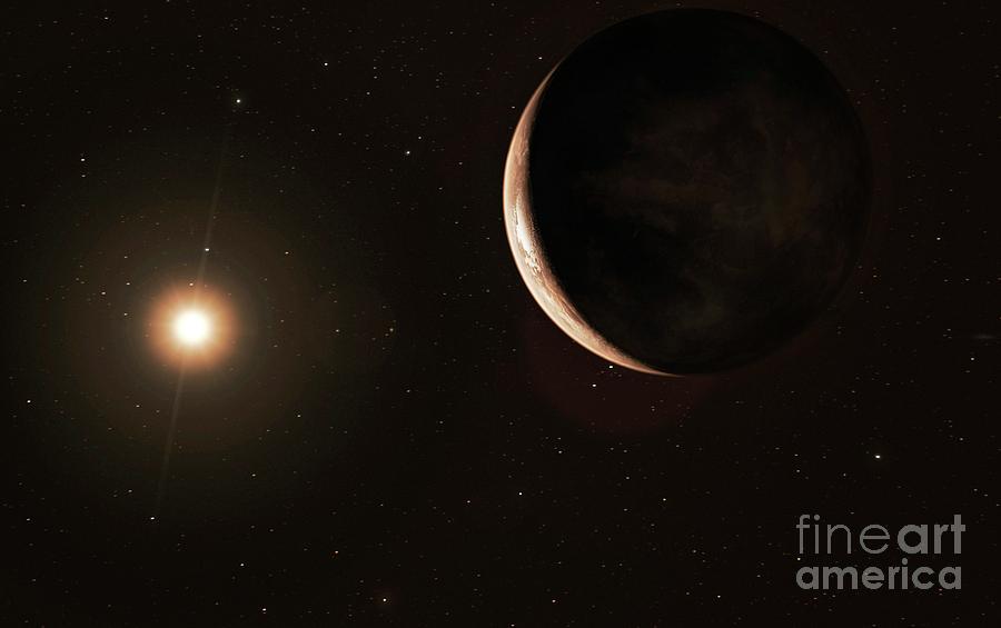 Super-earth Orbiting Barnard's Star Photograph By M. Kornmesser ...