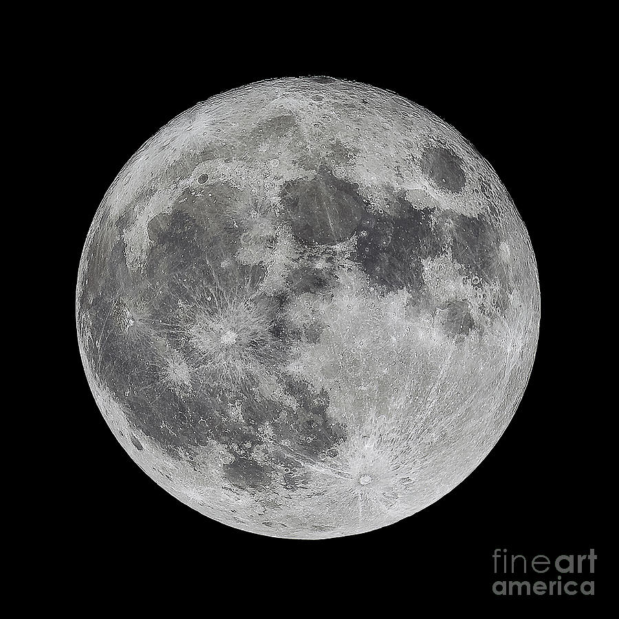 Super Full Moon Photograph by Sebastien Gaborit
