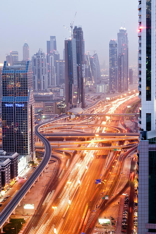 Super Highway, Dubai Photograph by John Harper