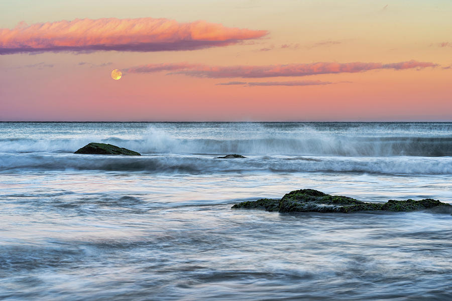 Super Moon and Sunset at Sozopol Town Beach by Milan Ljubisavljevic Super Moon and Sunset at Sozopol Town Beach by Milan Ljubisavljevic