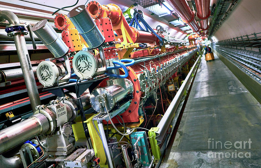 Super Proton Synchrotron Maintenance At Cern Photograph by Cern, Julien Marius Ordan/science Photo Library
