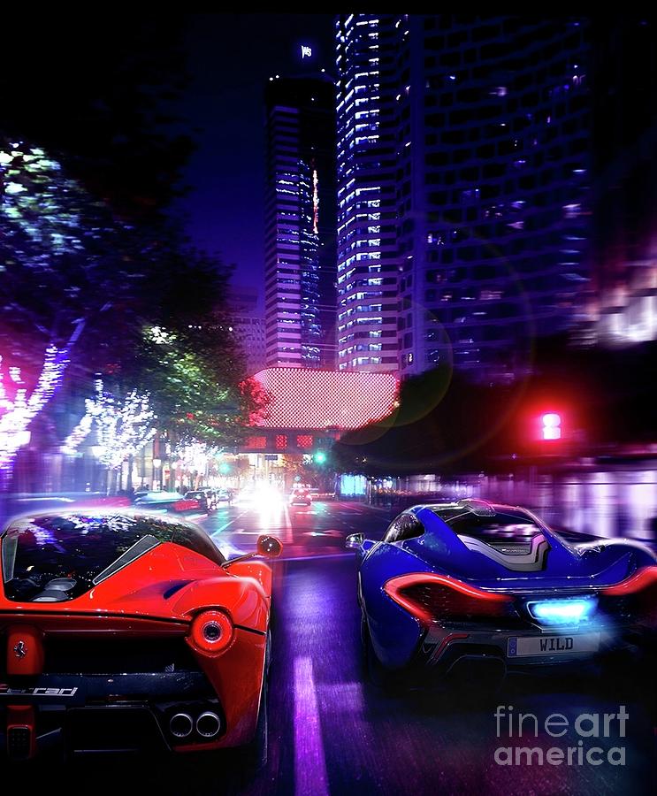 Supercars on the streets