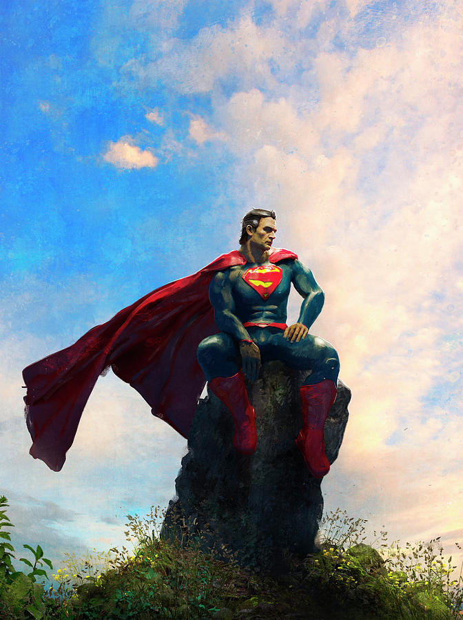 Dc Digital Art - Superman by Guillem H Pongiluppi Dc Digital Art - Superman by Guillem H Pongiluppi