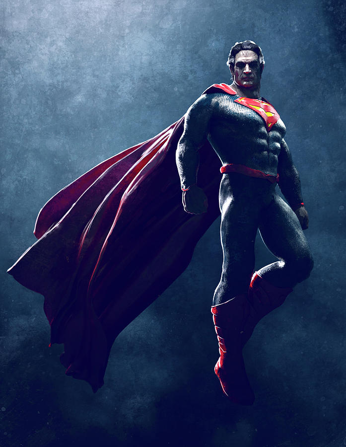 Dc Digital Art - Superman Sketch 1 by Guillem H Pongiluppi Dc Digital Art - Superman Sketch 1 by Guillem H Pongiluppi