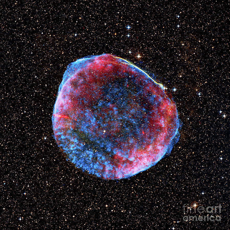 Supernova Remnant Sn 1006 Photograph by Nasa/esa/stsci/nrao/cxc/noao/aura/nsf/dss/science Photo Library