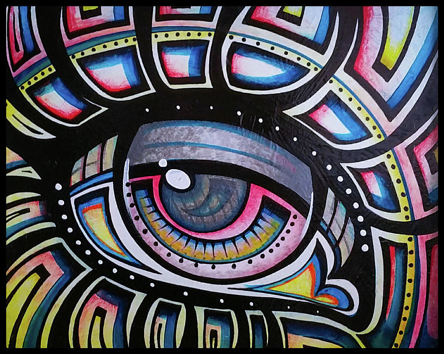 Supersonic Eye Painting by Matt Mercer
