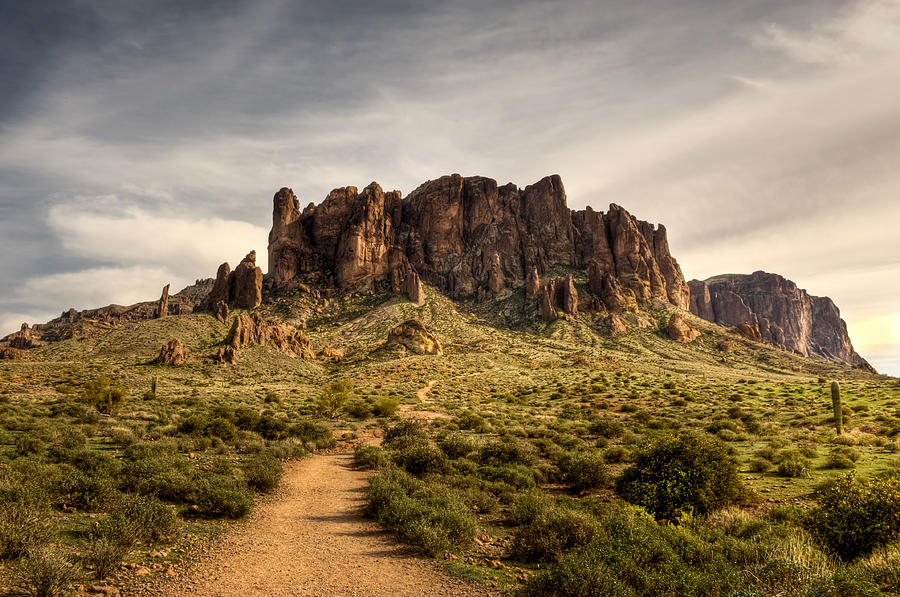 Superstition Mountains Photograph by Merilee Phillips