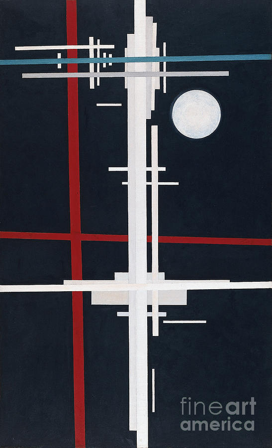 Suprematist Composition, 1923. Artist Drawing by Heritage Images