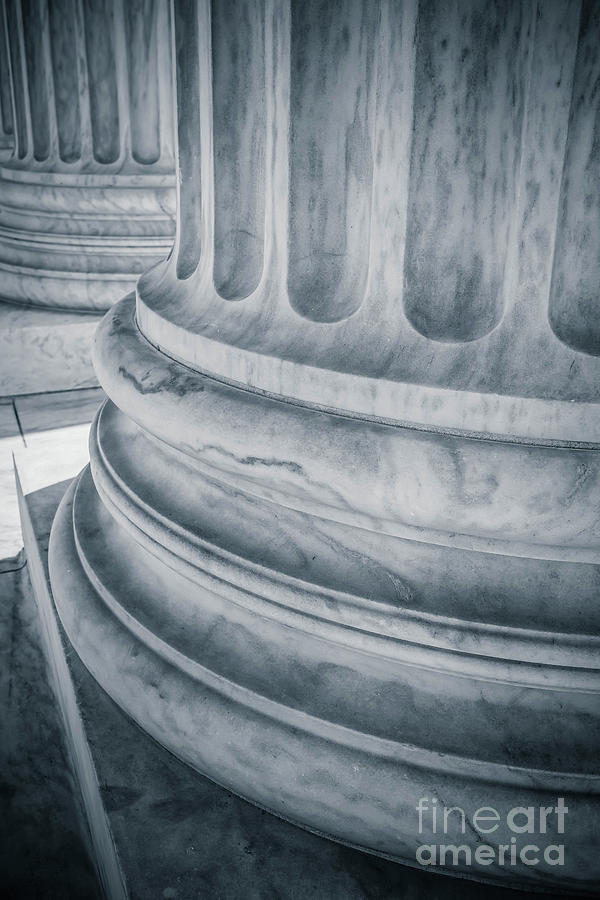 Supreme Court Columns Washington DC Photograph by Edward Fielding