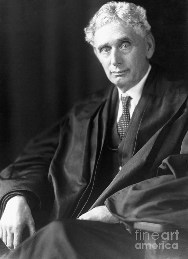 Supreme Court Justice Louis D. Brandeis Photograph by Bettmann