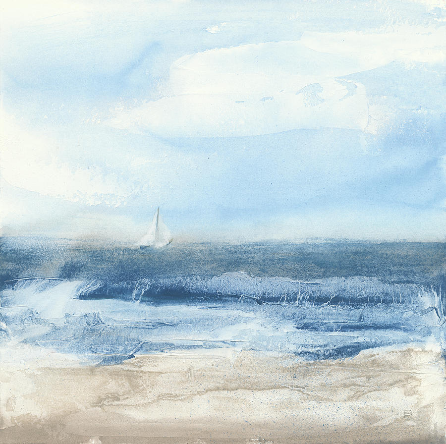 Beaches Painting - Surf And Sails by Chris Paschke Beaches Painting - Surf And Sails by Chris Paschke