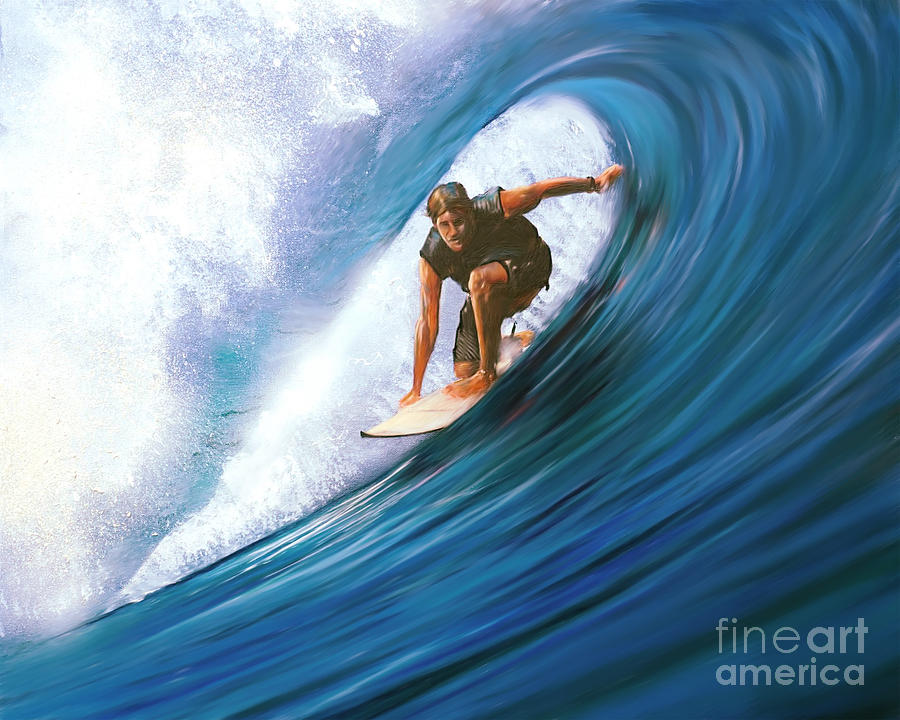 Surf Painting by Gull G - Pixels