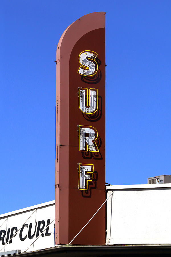 Surf Santa Cruz Photograph by Art Block Collections