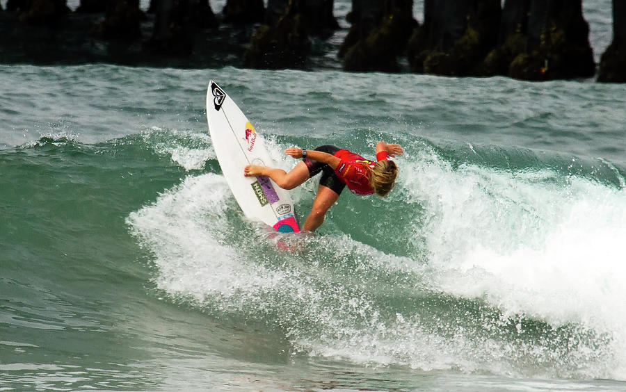 Surfer Caroline Marks Photograph by Waterdancer