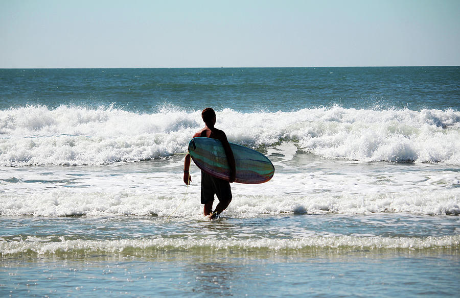 Surfer Dude At The Beach Photograph by Cynthia Guinn