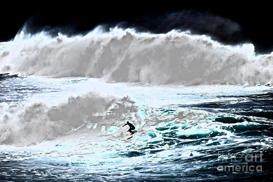 Surfer Electric Dreams Photograph by Debra Banks