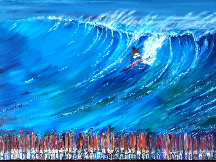 Surfer Painting - Surfer by Gregory Contemporary Art