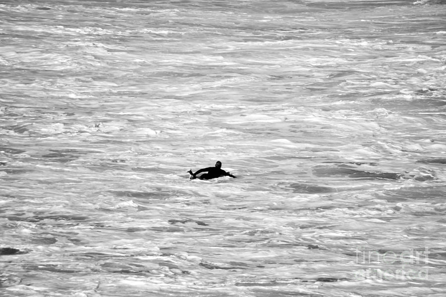 Surfer Seeking Photograph by Debra Banks