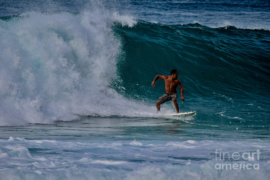 Surfer Stance Photograph by Debra Banks