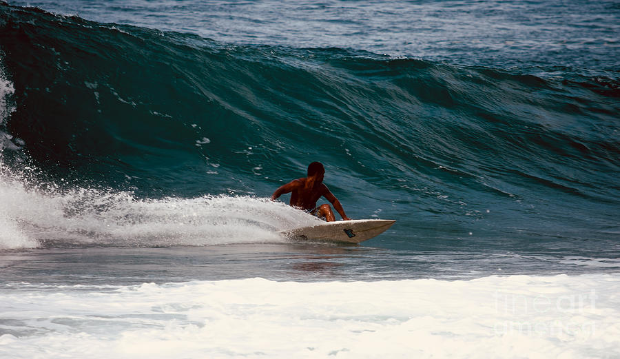 Surfer Sweep Photograph by Debra Banks