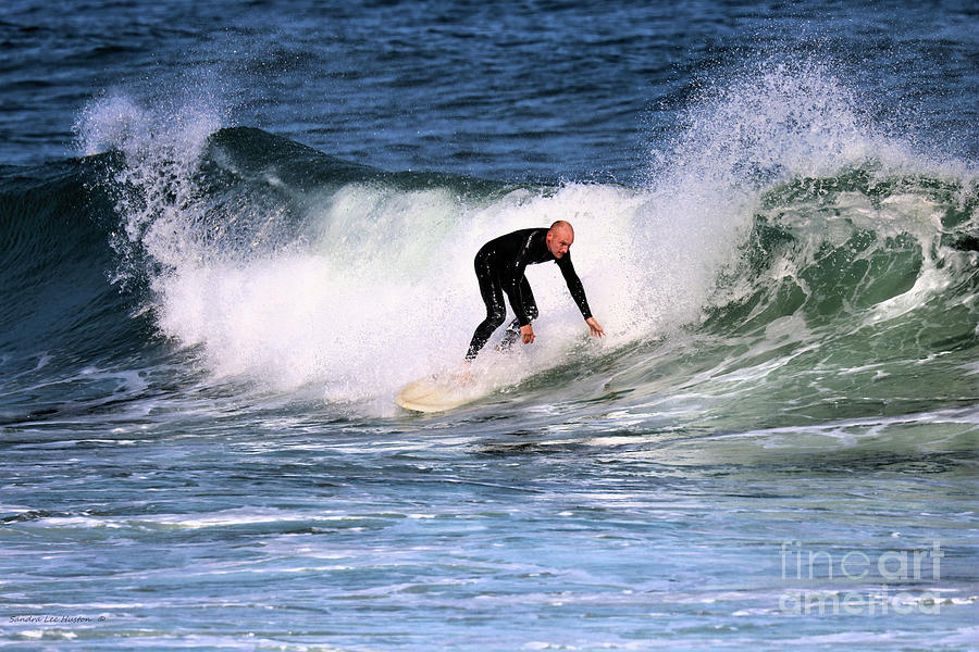 Surfing The Break At Reid Photograph by Sandra Huston