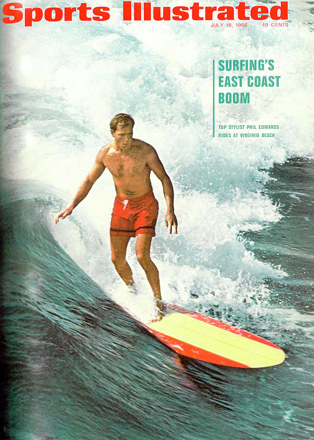 Surfings East Coast Boom Sports Illustrated Cover Photograph by Sports Illustrated