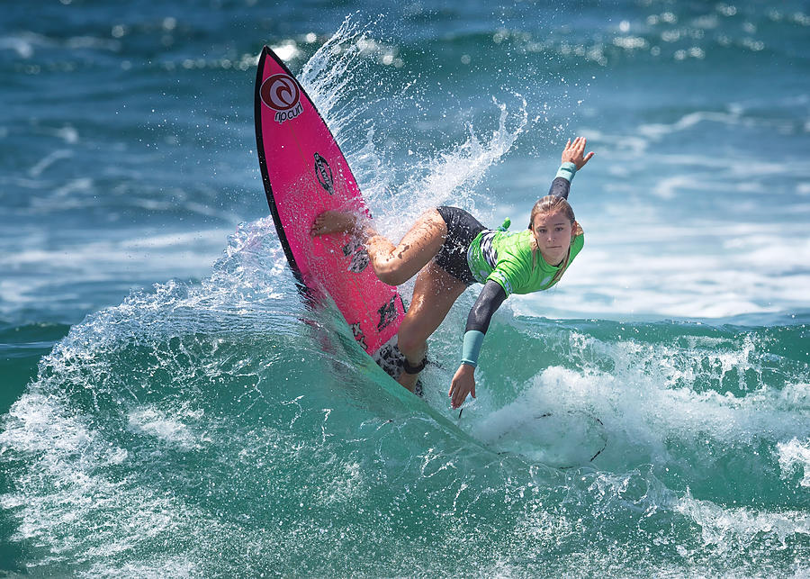 Surfs Up! Photograph by Annie Poreider