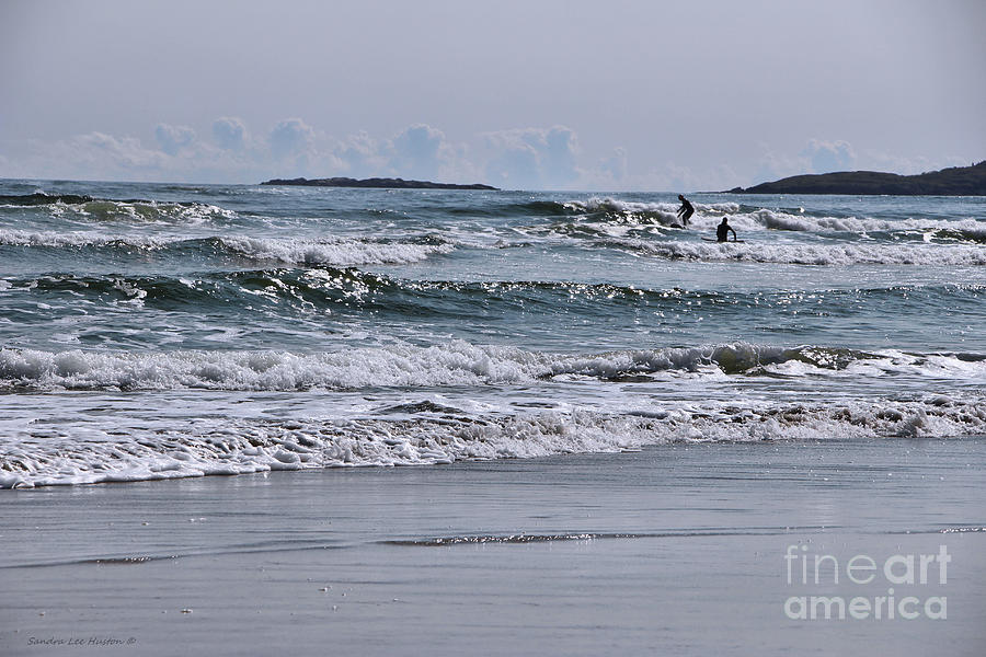 Surfs Up At Popham Beach, Maine Photograph by Sandra Huston