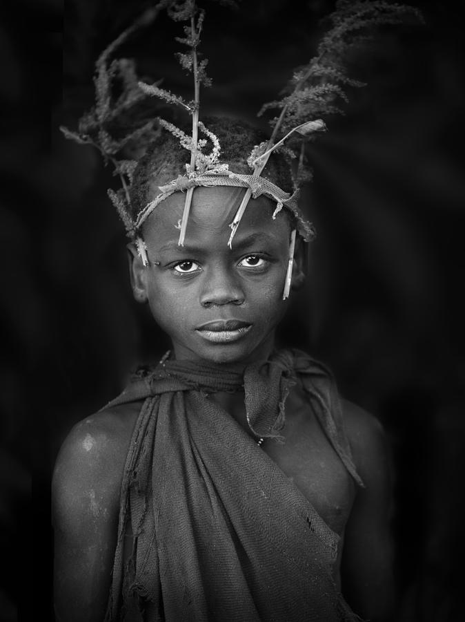 Suri Boy Photograph by Jose Beut