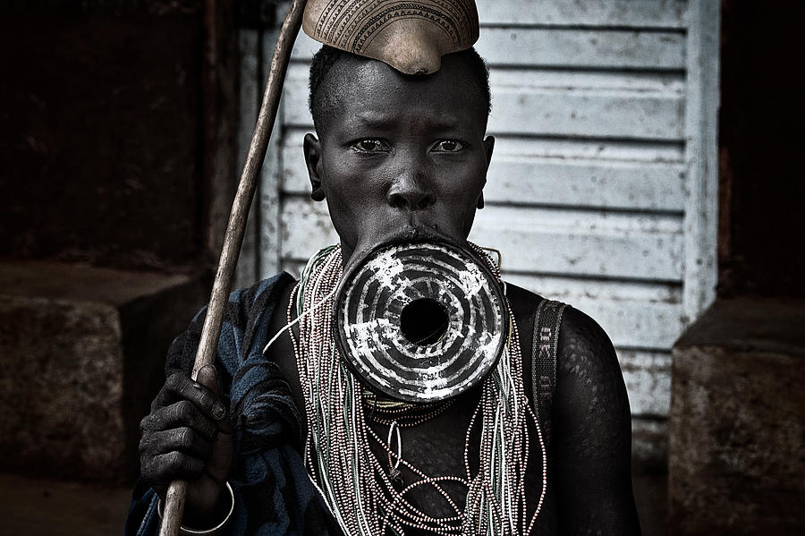 Surma Woman-iii Photograph by Joxe Inazio Kuesta Garmendia