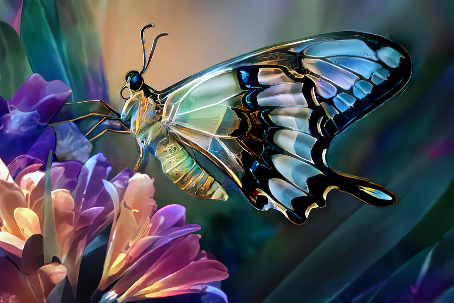 3drose LLC lsp _ 63480?_ 1?Surreal Butterflies Nature Inspired