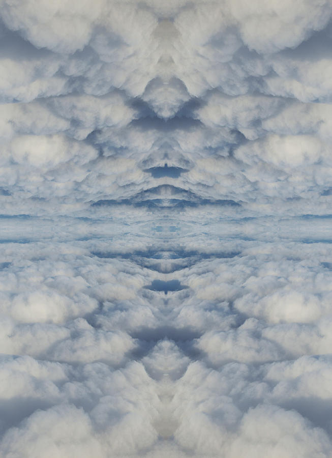 Surreal Cloud Collage In Heavenly Skies Photograph by Silvia Otte