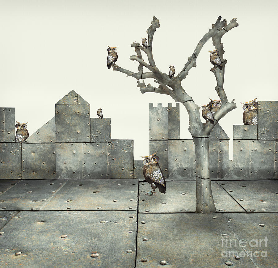 Small Digital Art - Surreal Illustration Of Many Small by Valentina Photos Small Digital Art - Surreal Illustration Of Many Small by Valentina Photos