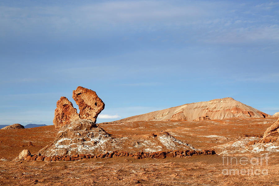 Prehistoric Photograph - Surreal Rocks in the Atacama Desert Chile by James Brunker