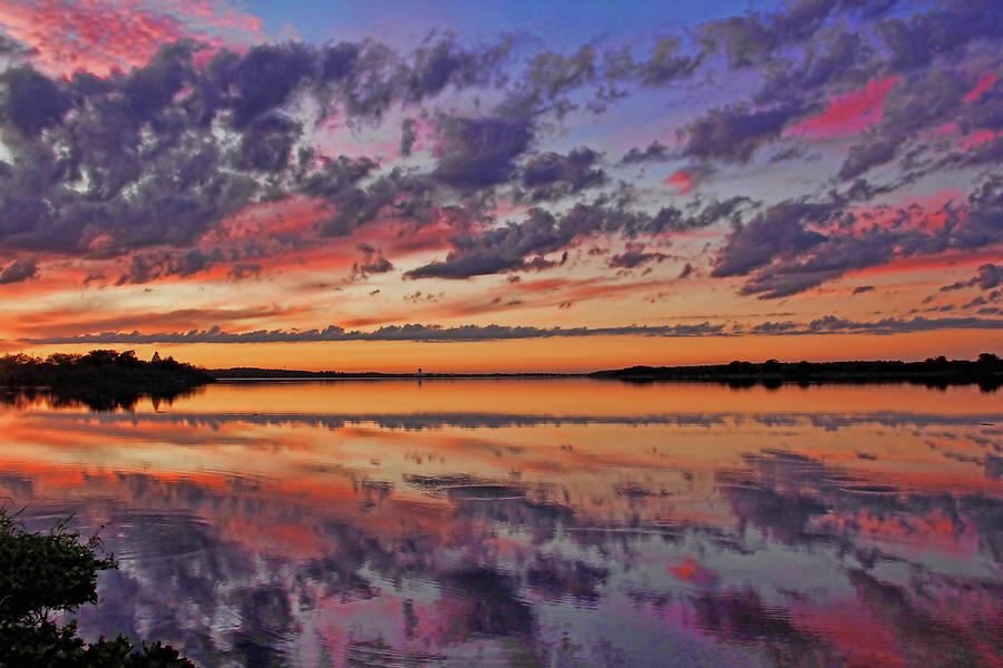 Surreal Sunset Reflections Photograph by HH Photography of Florida