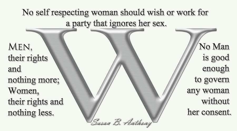 Susan B. Anthony Digital Art by Totally WICKED District Susan B. Anthony Digital Art by Totally WICKED District