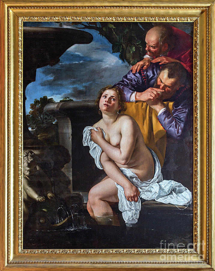 Susannah And The Elders, 1622 Painting by Artemisia Gentileschi