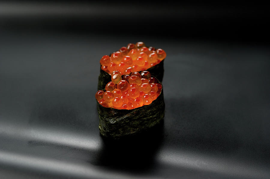 Sushi Ikura Photograph by Ryouchin