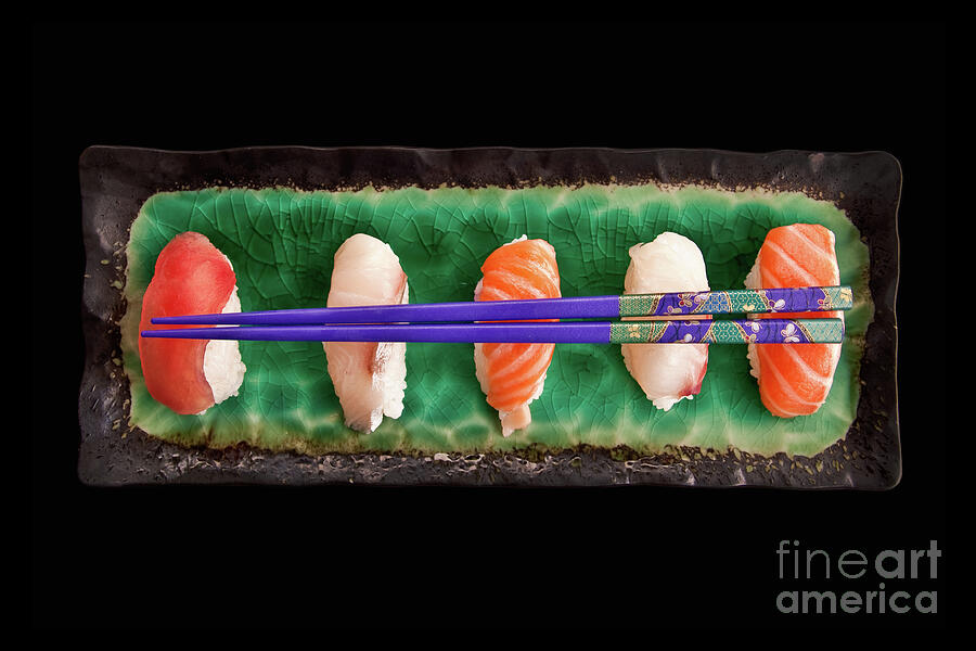 Sushi plate Photograph by Delphimages Photo Creations