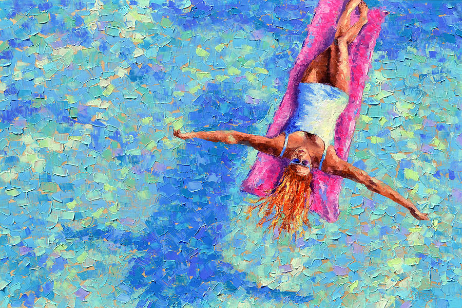 Suspended Relaxation Painting by Lynee Sapere