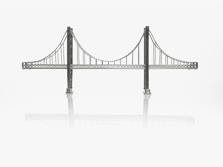 suspension bridge model