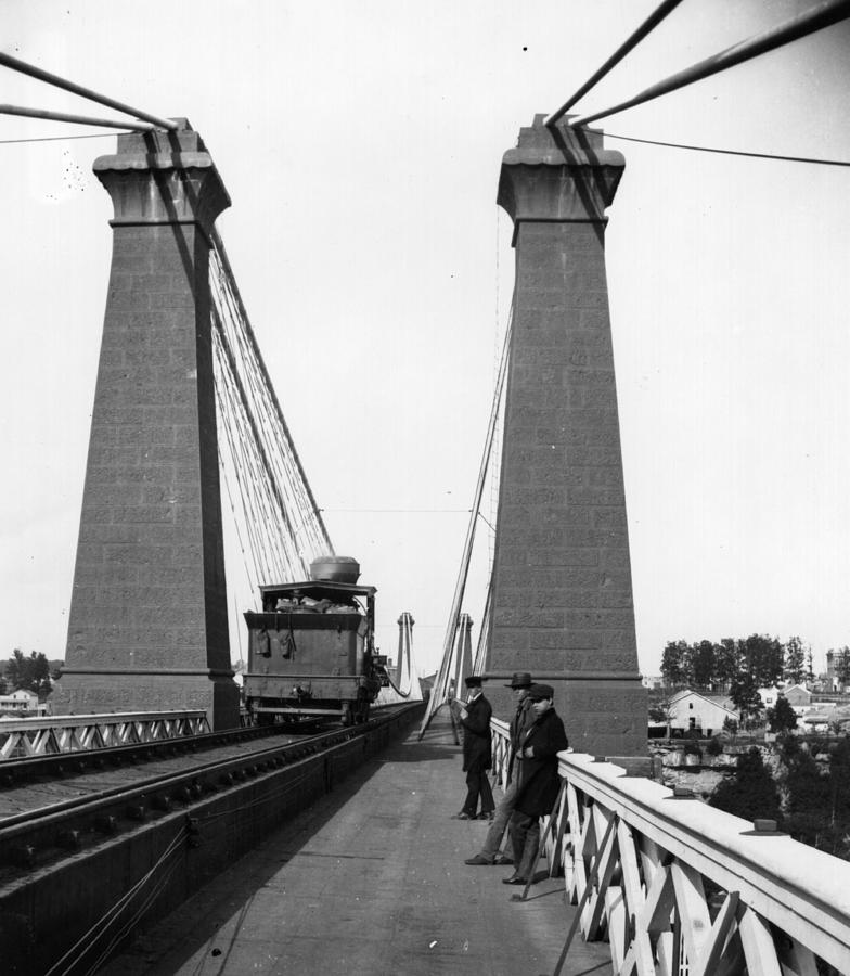 Suspension Bridge Photograph by William England