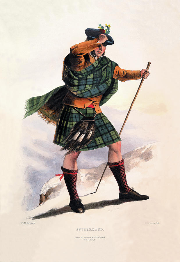 Sutherland Painting by R.R. McIan Sutherland Painting by R.R. McIan