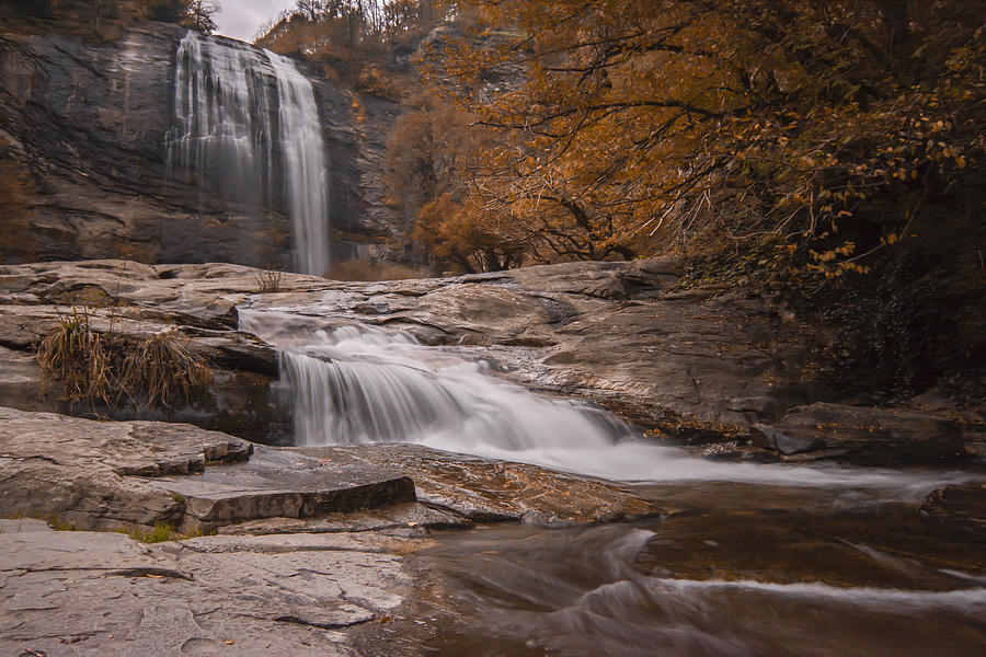 Fall Photograph - Suuctu Waterfall by Ali obanoglu