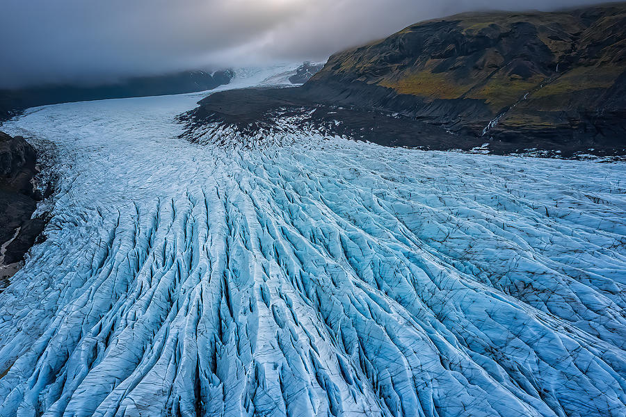 Svnafellsjkull Glacier In Iceland Photograph by Bartolome Lopez