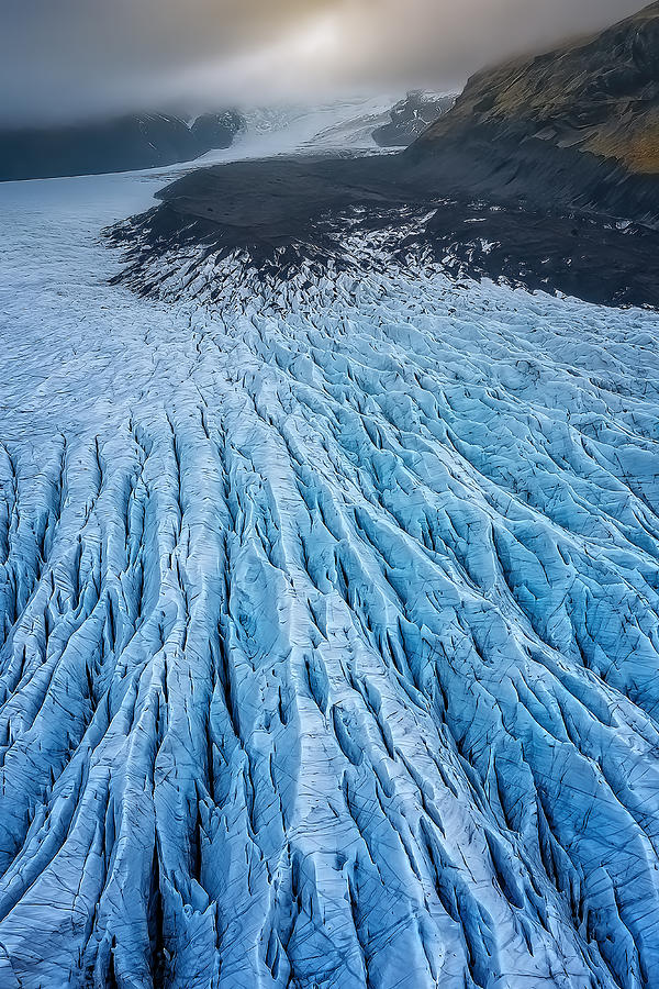Svnafellsjkull Glacier In Iceland II Photograph by Bartolome Lopez