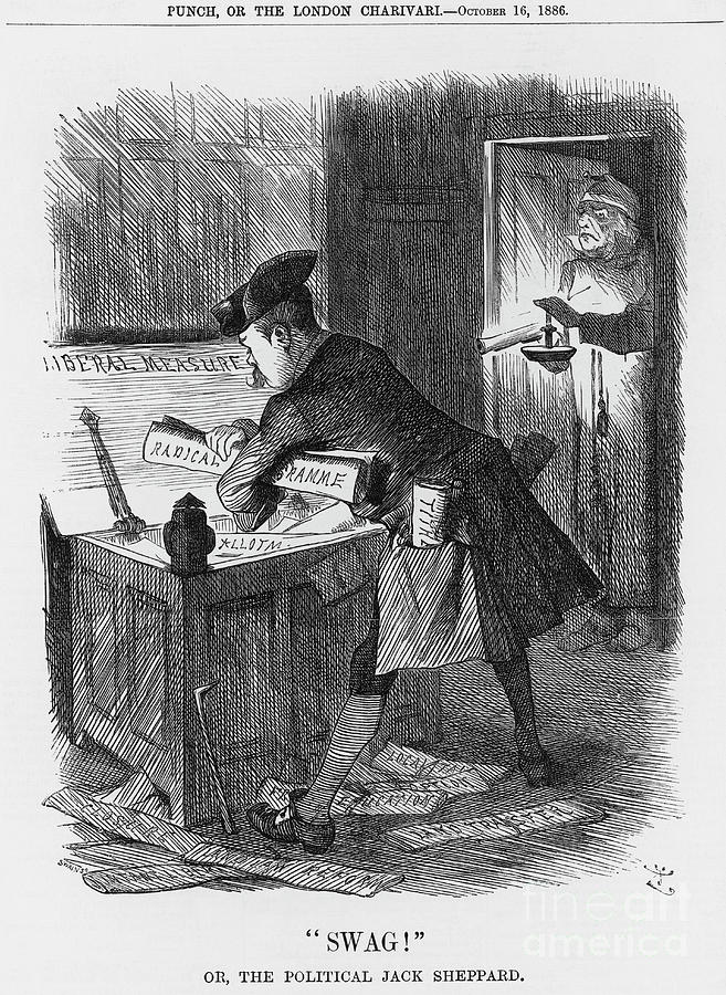 Swag, 1886. Artist Joseph Swain Drawing by Print Collector