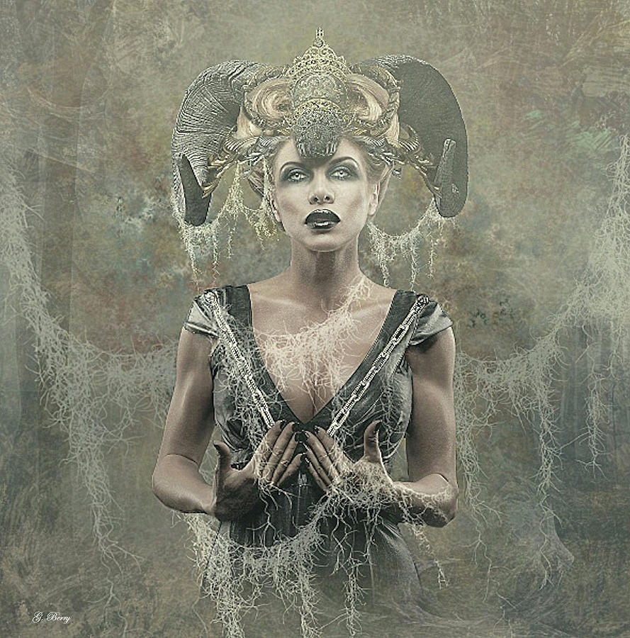 Swamp Queen Mixed Media by Gayle Berry Fine Art America