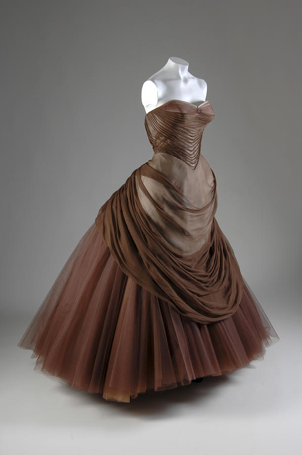 Swan Evening Dress Photograph by Chicago History Museum